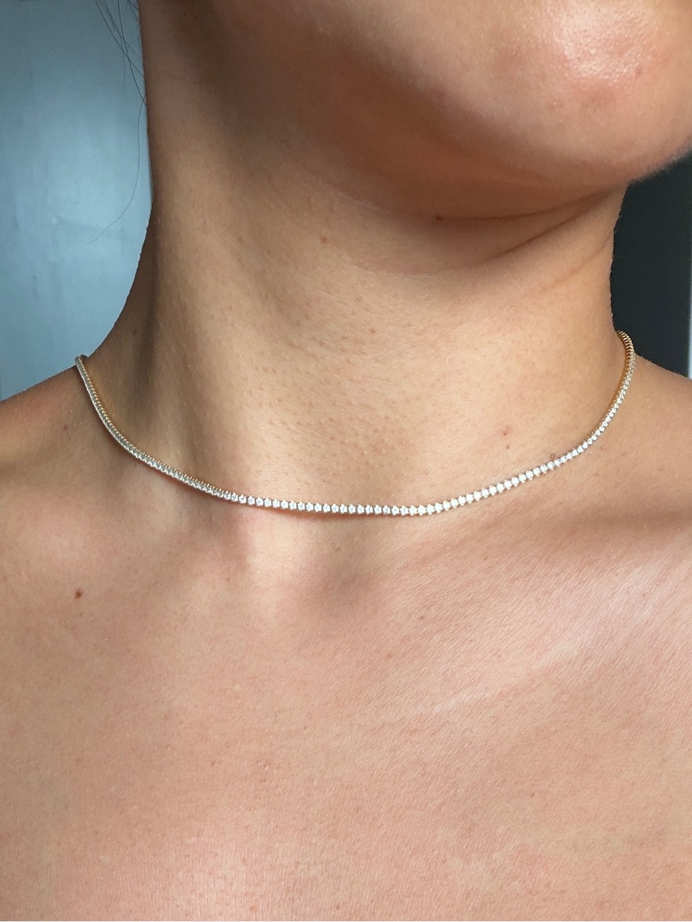 NWT Linjer Tennis Necklace